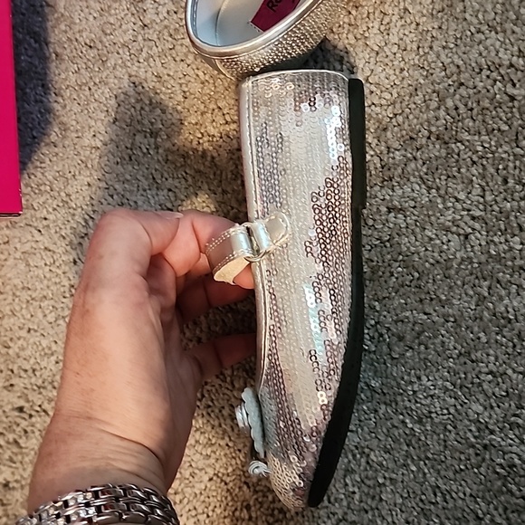Rachel shoes lil margie silver seq size 10M - Picture 3 of 8